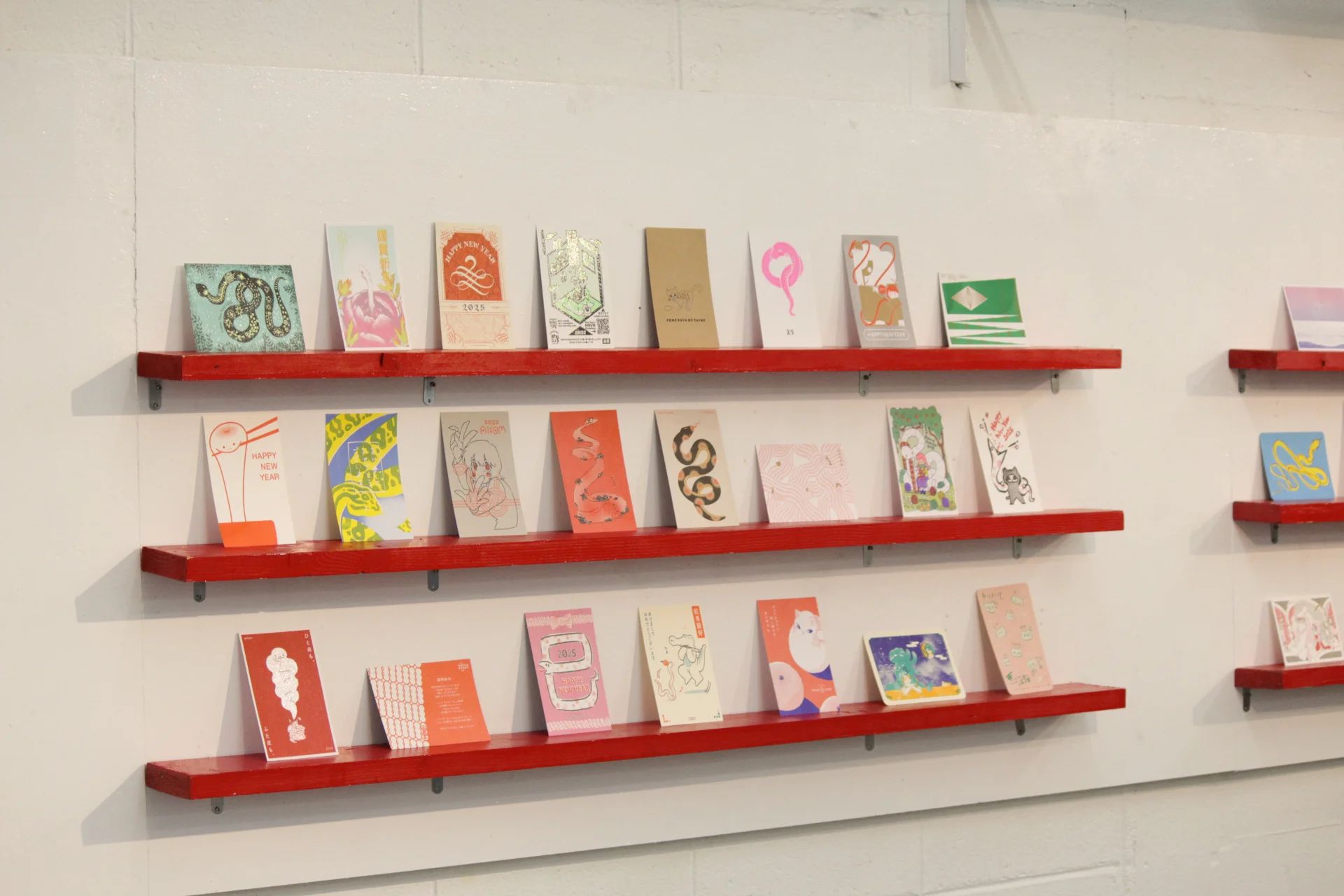 年賀状保管計画企画展の様子