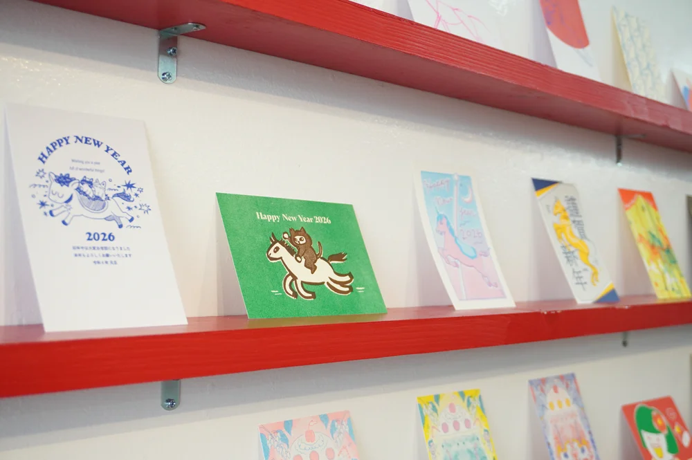 年賀状保管計画企画展の様子